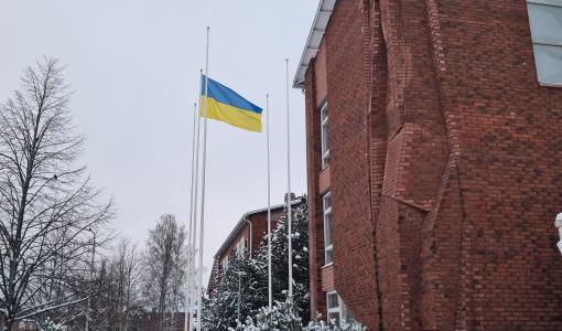 Äänekosken kaupunki osoittaa tukensa ukrainalaisille