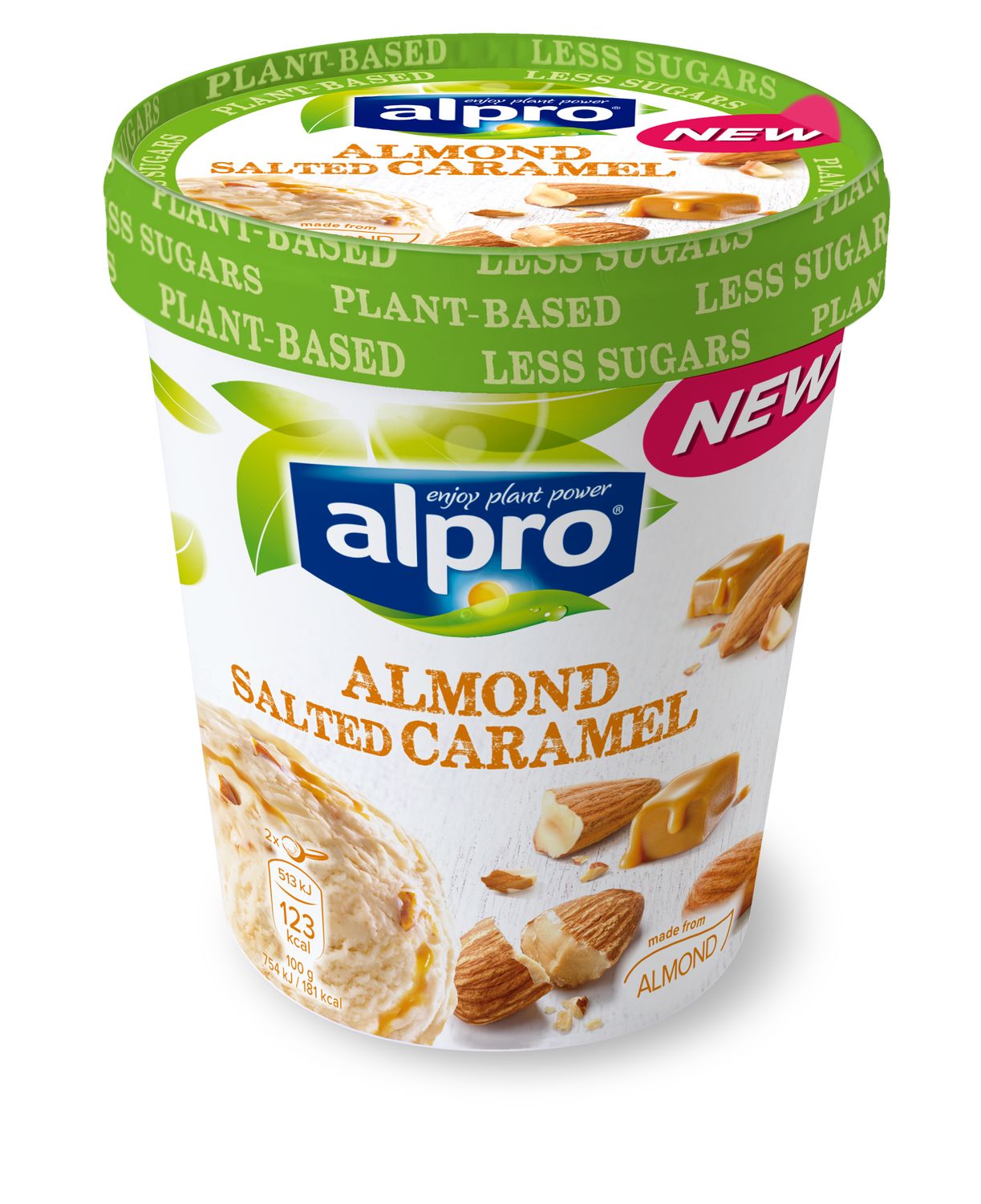 Alpro Manteli-Suolakaramelli jäätelö