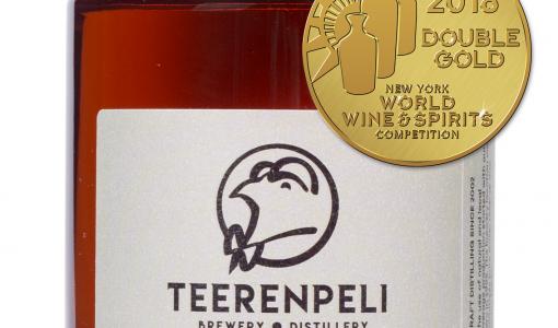 Finnish Single Malt Whisky KASKI is the DOUBLE GOLD winner in the New York World Wine & Spirits Competition